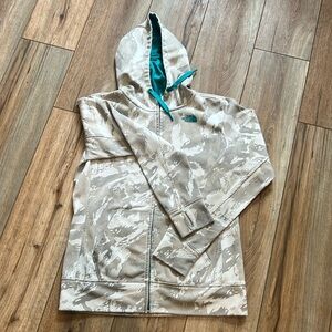 North Face zip jacket size medium